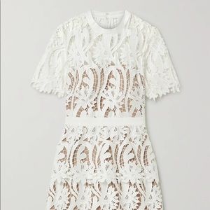 Self-Portrait lace mini dress - UK size 6/US 2
